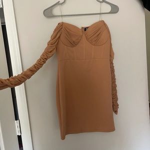 Tan Dress